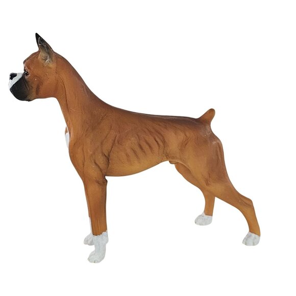 North Light England Boxer Dog Fawn Color Figurine Standing 5.5" *Repaired* - Picture 1 of 8